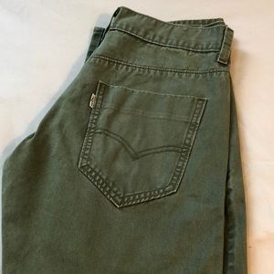 Levi’s 511 Skinny Fit Green Jeans